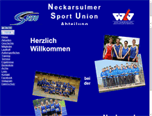 Tablet Screenshot of nsu-leichtathletik.de
